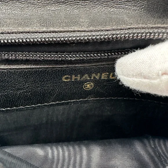 Chanel Pebbled Leather Wallet - Picture 4 of 12